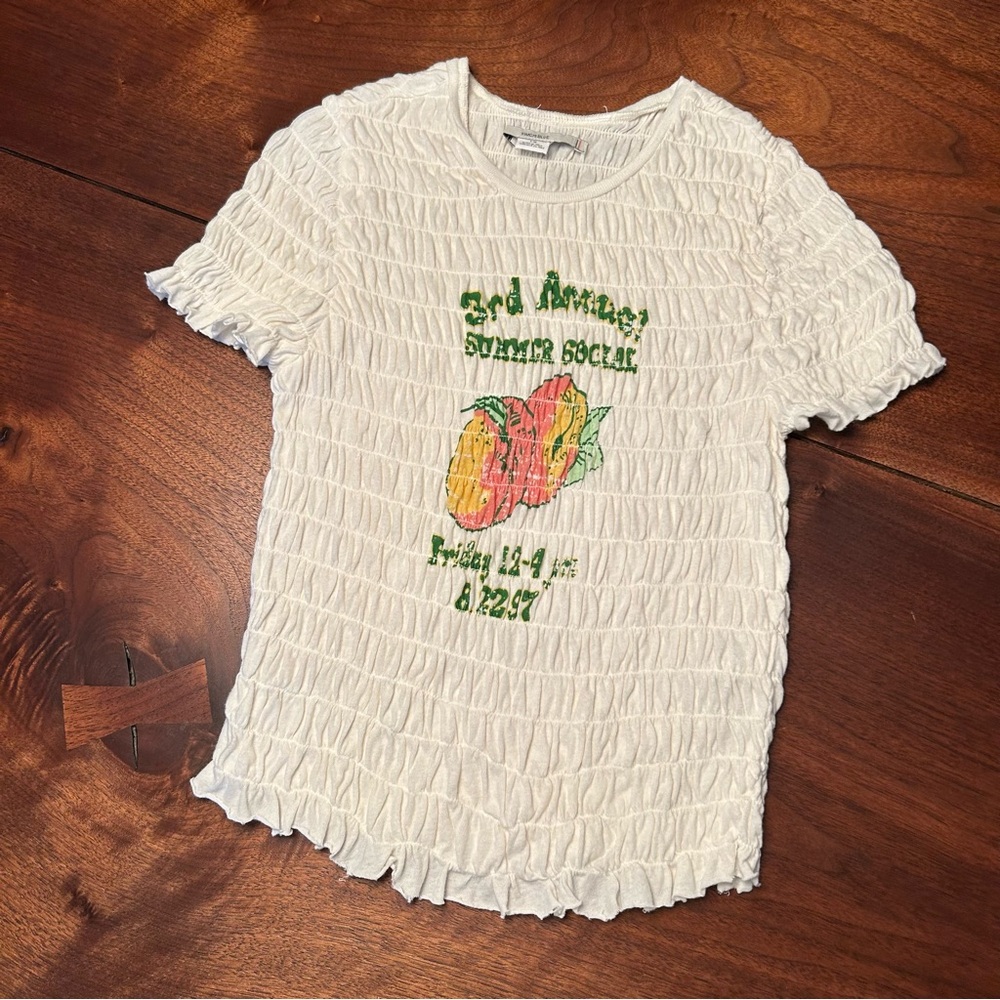 UO Ruched Super Soft Cropped T-Shirt